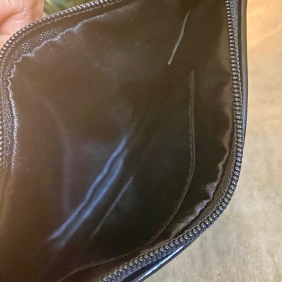 COACH black patent poppy small wristlet - Picture 3 of 3